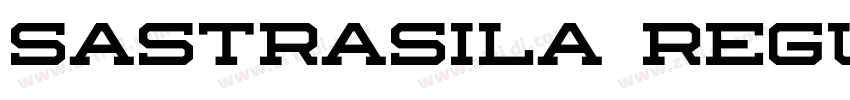 Sastrasila Regular字体转换